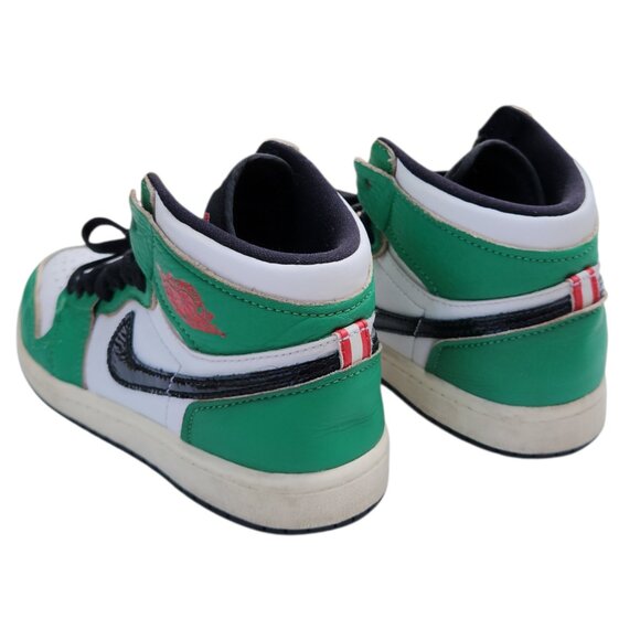 Nike Air Jordan 1 Retro High Lucky Green White CU0449-300 Sneakers Shoes 1.5Y - Picture 4 of 10